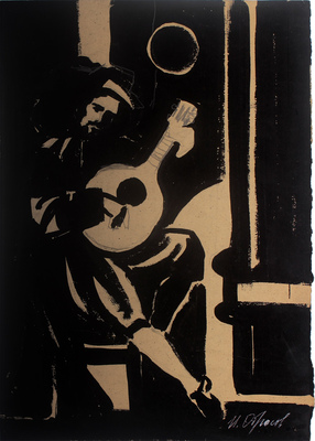 Обросов Игорь Павлович. Эскиз театрального костюма